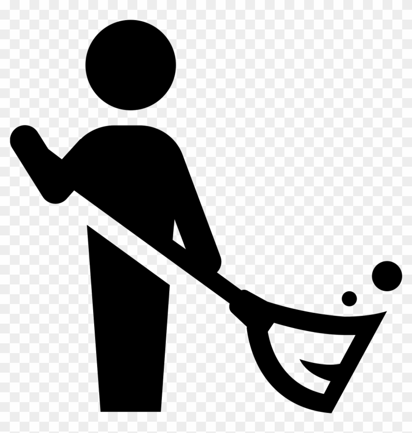 This Is A Male Human Standing Upright With Both Hands - Housekeeper Icon #818755