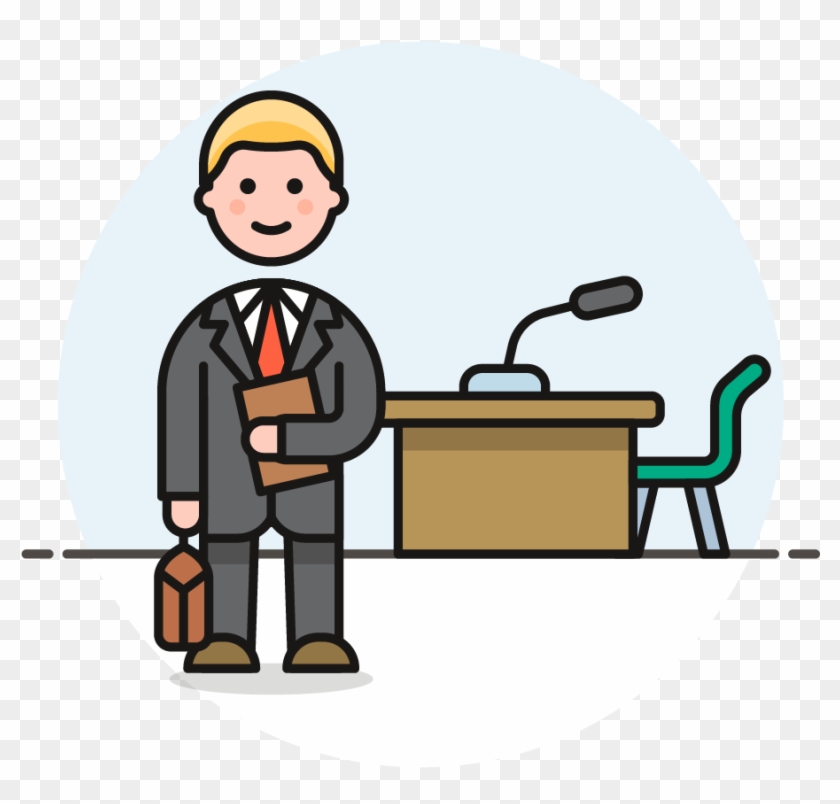 34 Lawyer Male Caucasian - Lawyer #818855
