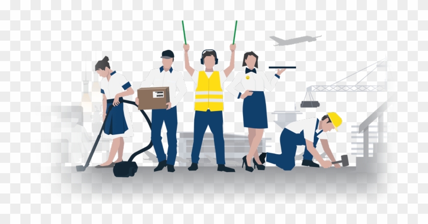 We Need A Few More Details - Airport Ground Staffs Clipart #818894