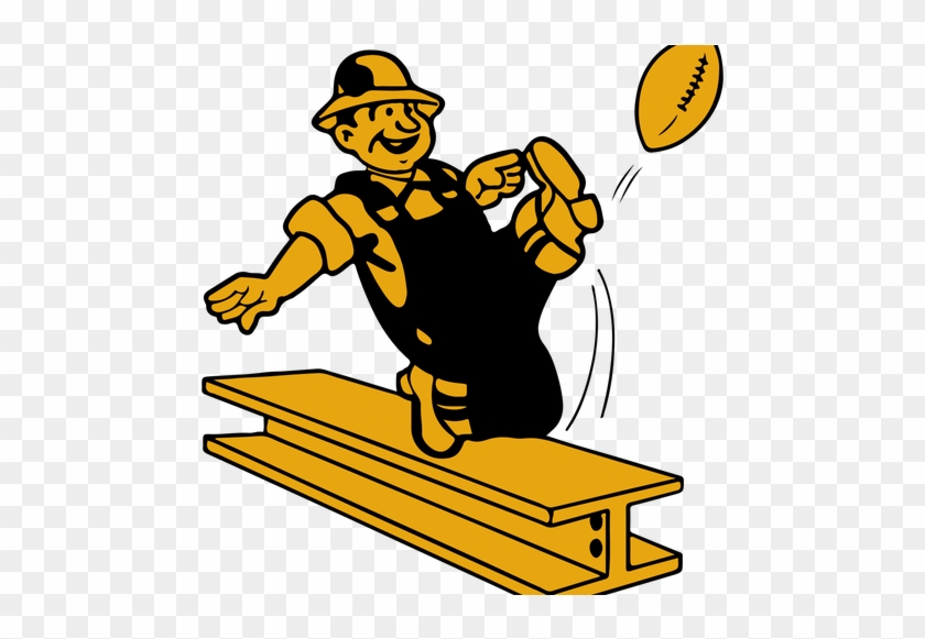 Steeler Football Cornhole Decal Sticker - Pittsburgh Steelers Old Logo #818895