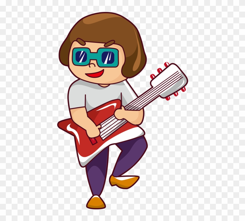 Cartoon Musical Ensemble Illustration - Vector Graphics #818900