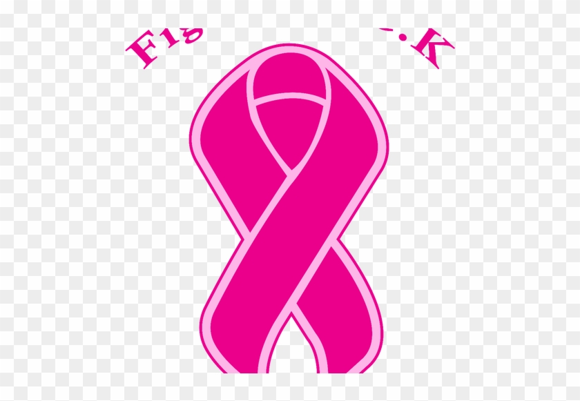 Fight Back Pink Cancer Ribbon Cornhole Decal Sticker - Fight Back Pink Cancer Ribbon Cornhole Decal Sticker #818908