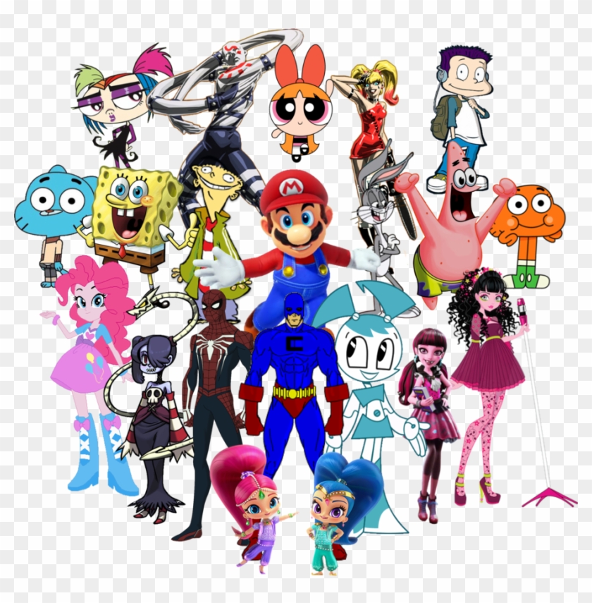 My Favorite Fictional Chars [part 1] By Figyalova - Fathead Nickelodeon Spongebob Squarepants Wall Decal #818928