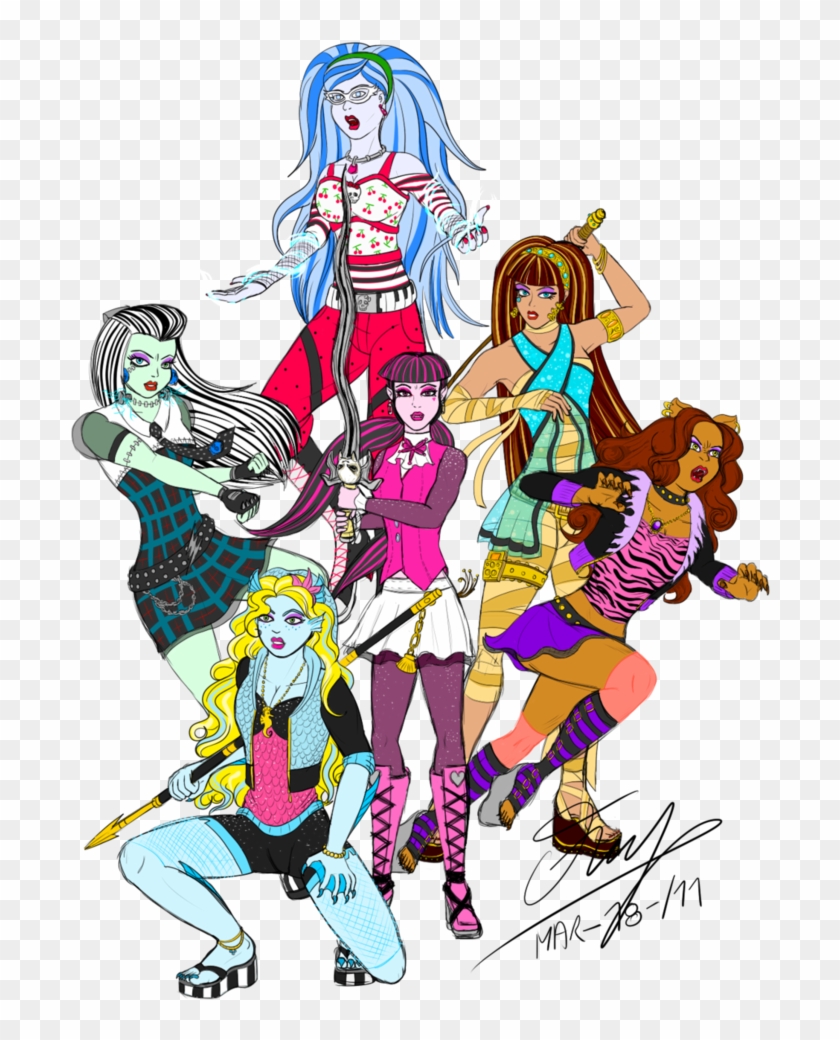Badass Monster High Girls By Fabianmendozap - Monster High Steven Universe #818933
