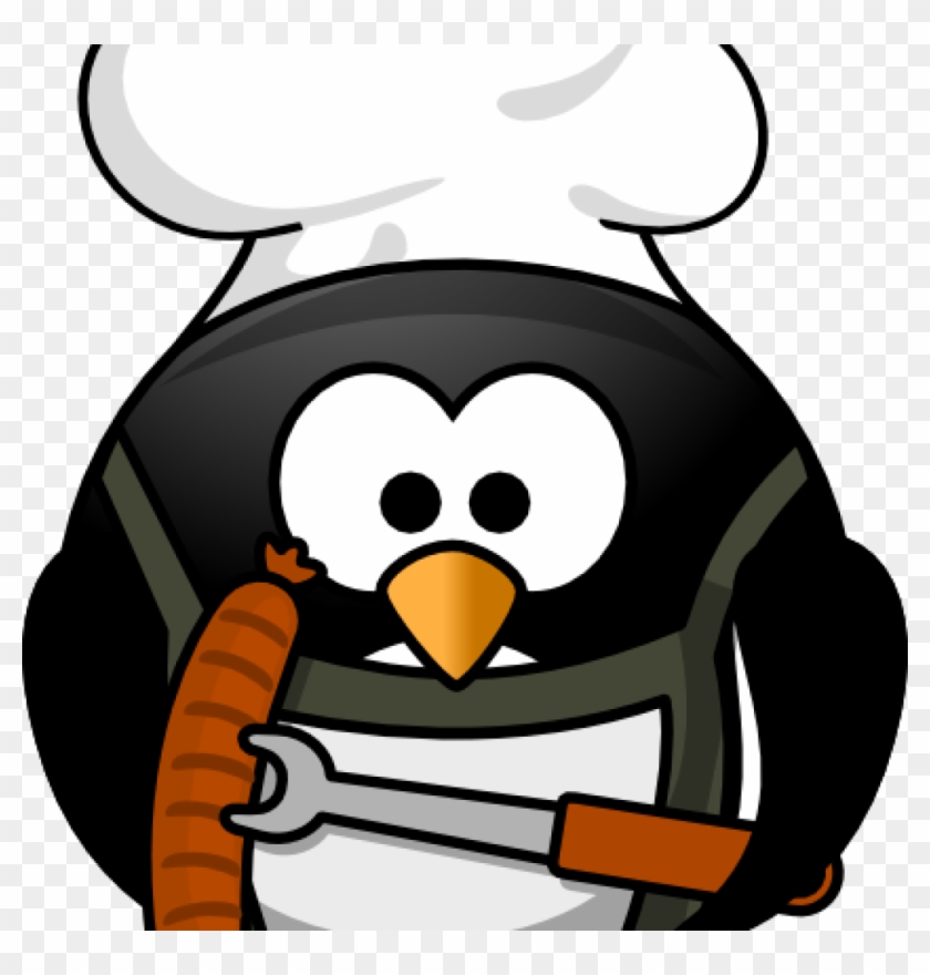 Bbq Clipart Thanksgiving Clipart - Penguin Bbq #819150