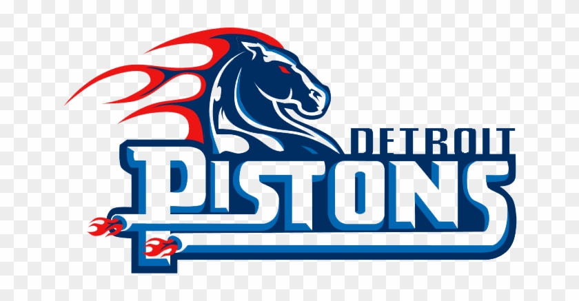 Detroit Pistons Clipart Transparent - Detroit Pistons Logo Png #819153