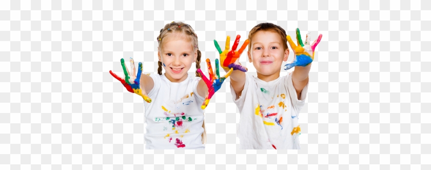Educational Program - Kids With Paint #819273