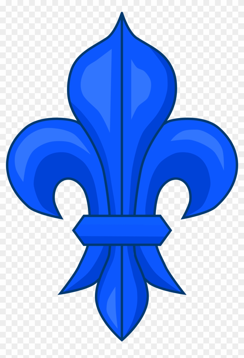 Open - Fleur De Lis Azure #819359