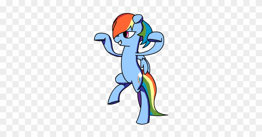 Rainbow Dash Dancing, Cool,isn't It - Rainbow Dash Dance Gif #819391