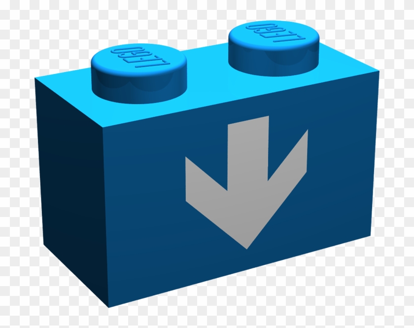 Blue Lego Brick Clip Art - Blue Lego Logo #819463