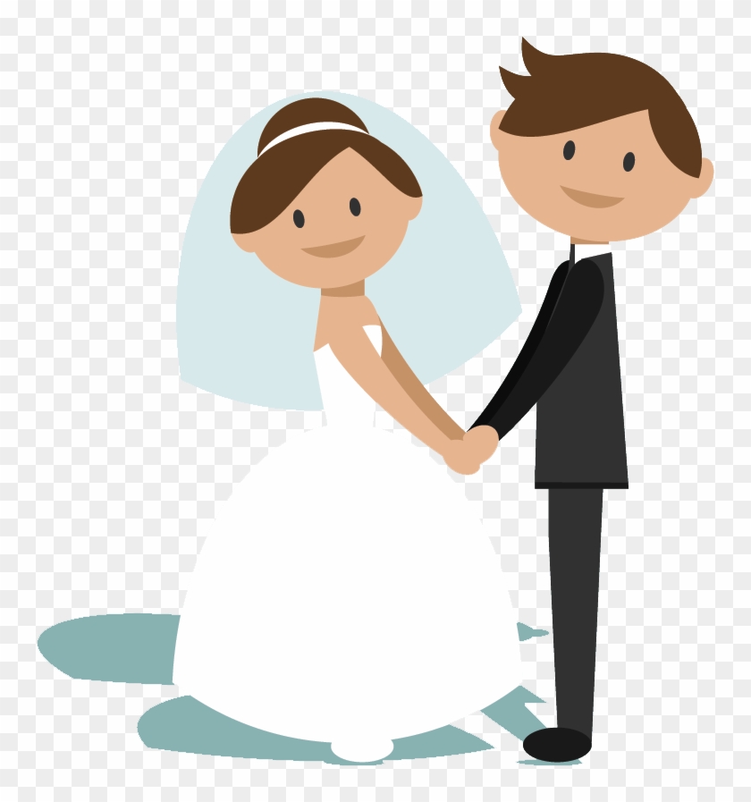 00000 - Transparent Background Bride And Groom Clipart #819467