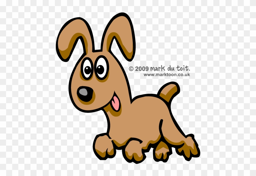 Happy Doggy Running Clipart - Doggy Cartoon #819579