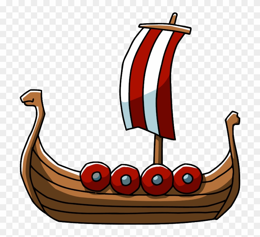 Longship - Viking Boat Png #819611