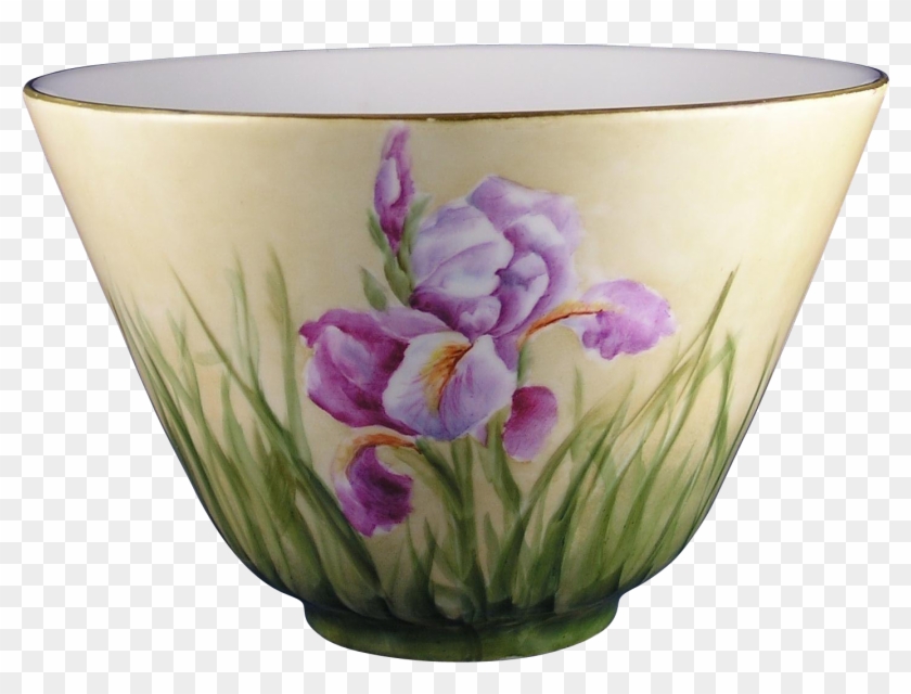 Favorite Bavaria Arts & Crafts Iris Motif Bowl - Tulip #819765