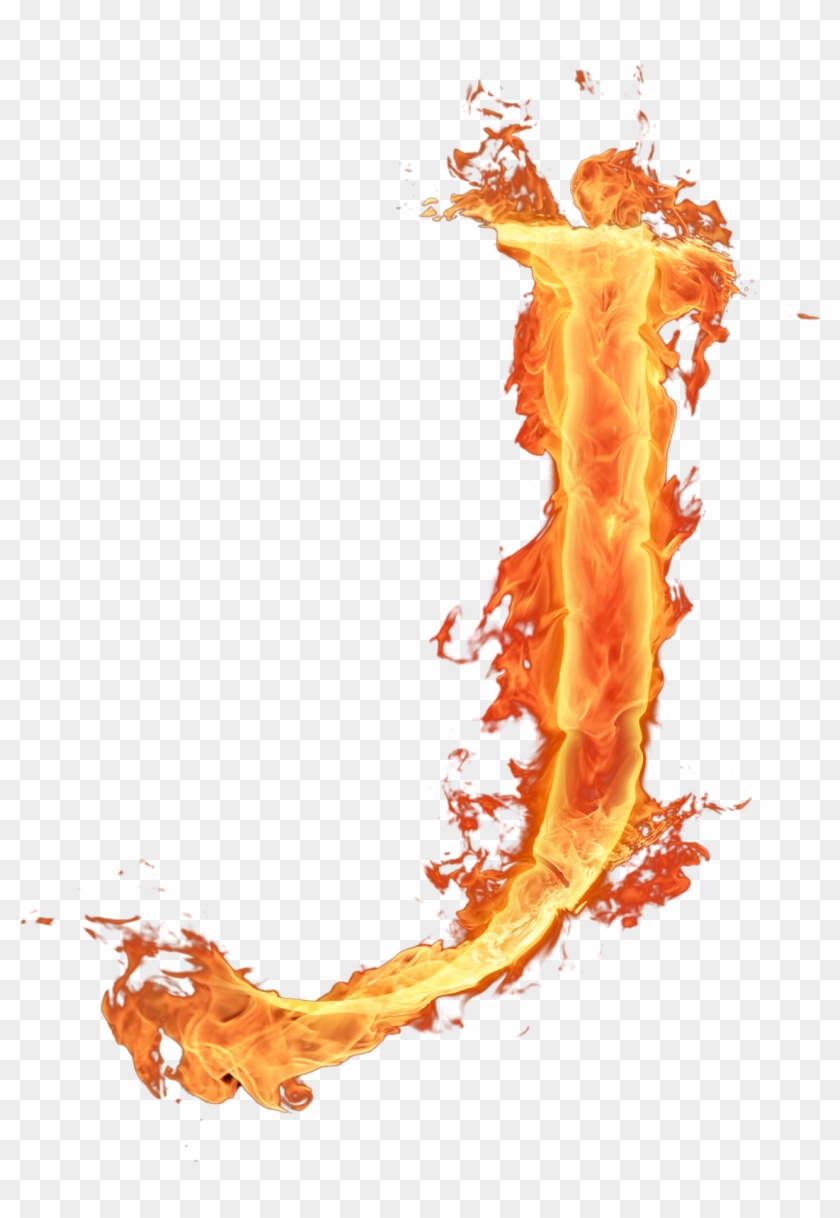 Letter Fire Alphabet J - Fire J Letter Png #819855