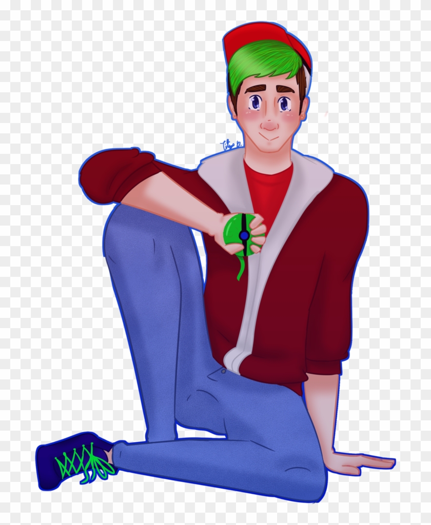 Jacksepticeye Pokemon Trainer By Snekmom - Cartoon #819889