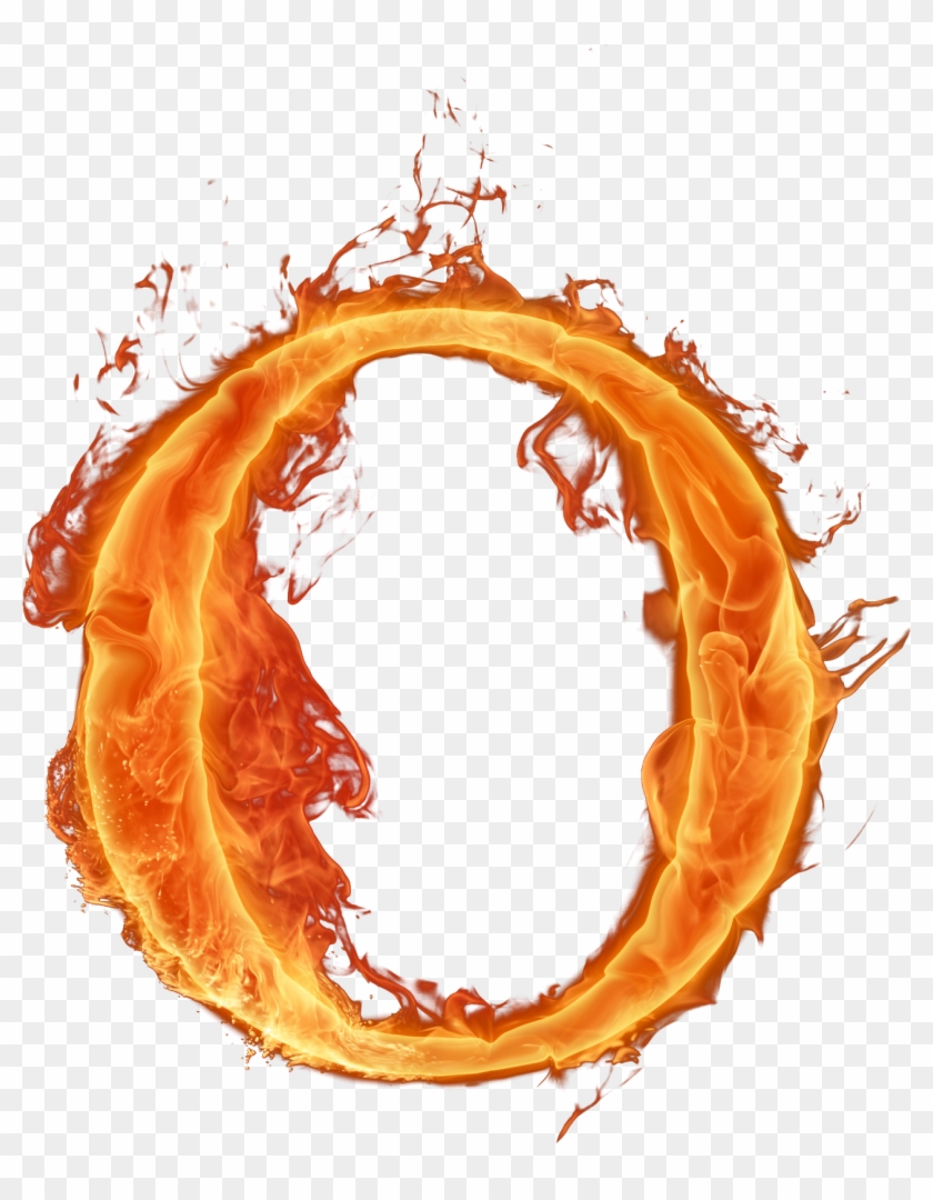 Letras Em Png Efeito Fogo - Letra O Fogo Png #820235