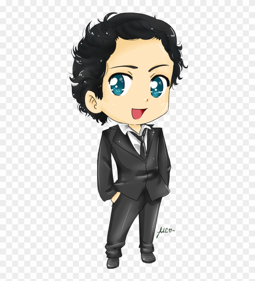 Tom Hiddleston By Fabipon - Tom Hiddleston Chibi - Free Transparent PNG  Clipart Images Download
