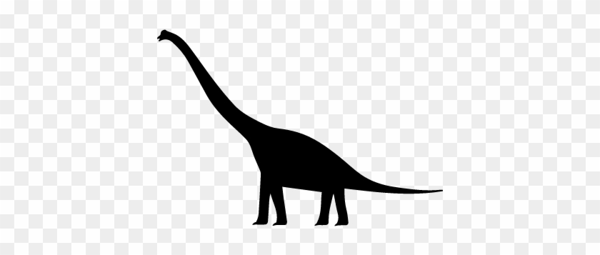 Brachiosaurus Clipart Past - Dinosaur Icon Png #820266