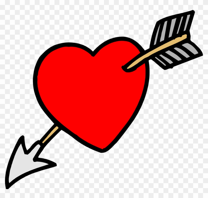 Heart Arrow - Heart With An Arrow Through #820389