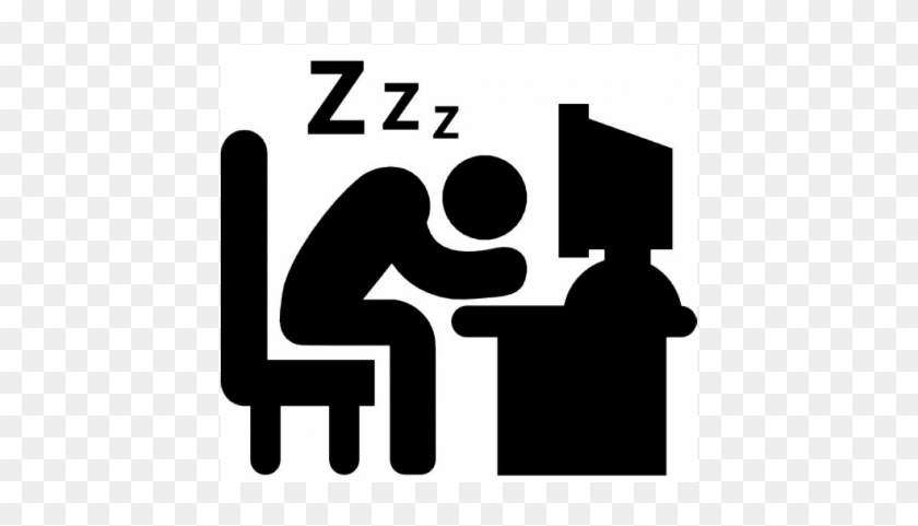 Man Sleeping Computer Clipart - Eat Sleep Dive Repeat #820454