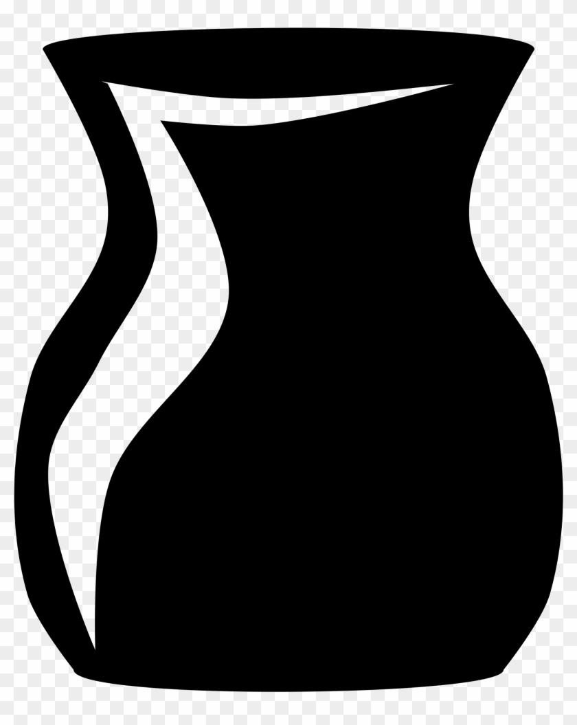 Short Vase - Black Vase Clipart #820470