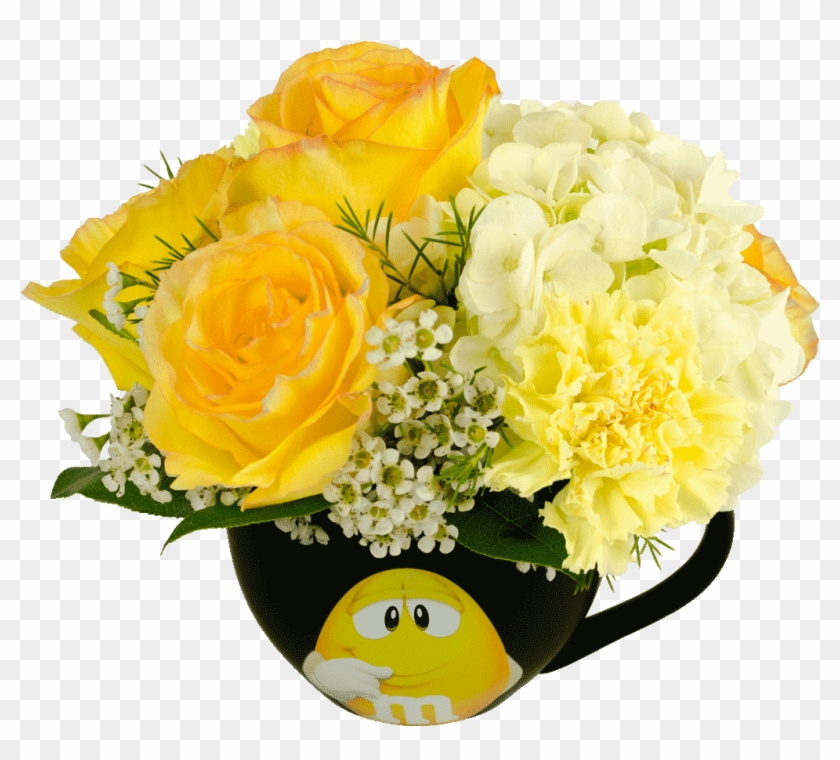 Yellow Character Cappuccino Flower Mug - Voted Best Beautiful Flowers 2017 #820501