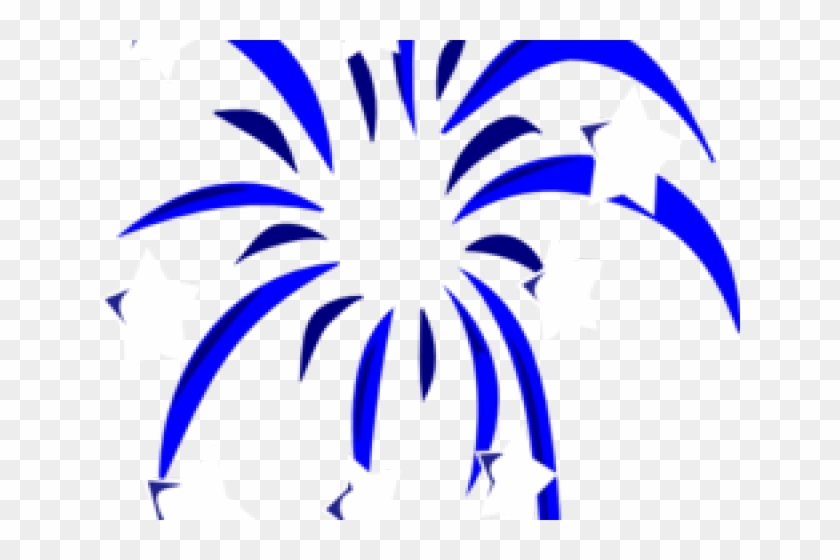 Fireworks Clipart Blue - Clip Art - Free Transparent PNG Clipart Images
