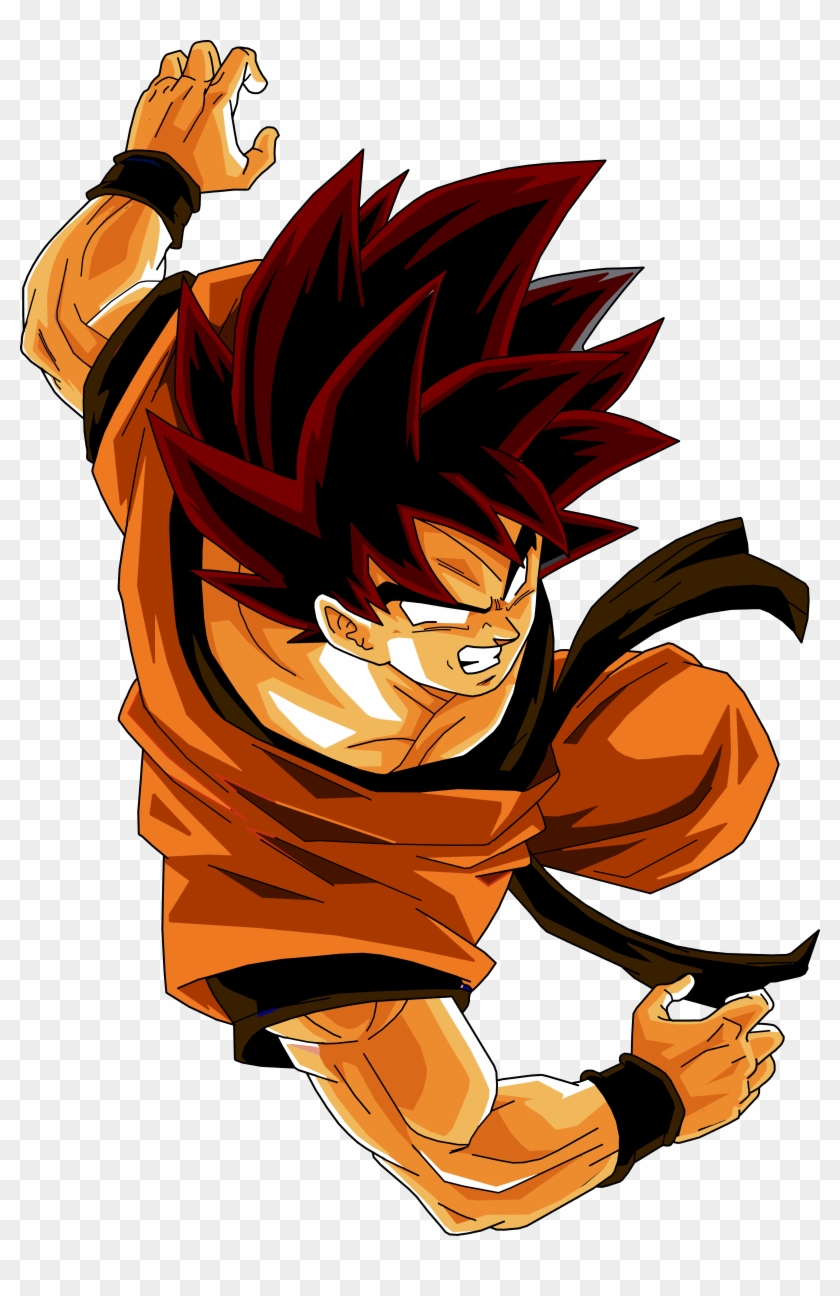 Goku 5 False Super Saiyan Palette By Brusselthesaiyan - Pseudo Super Saiyan Goku #820775