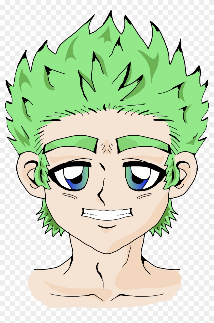 Clipart - Anime Boy Green #820810