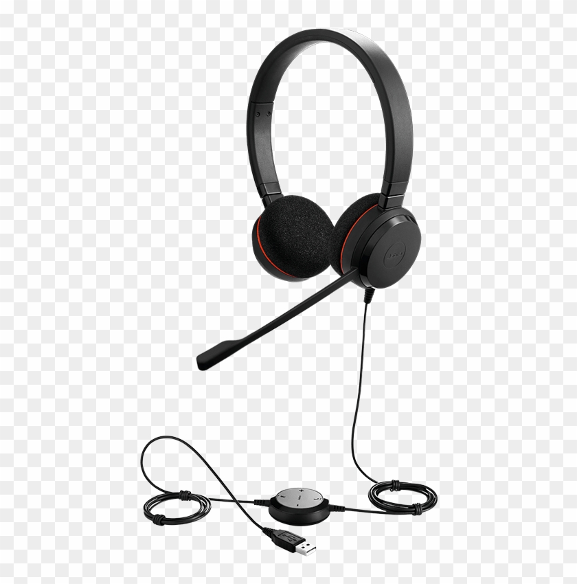 Drawn Headphone Output Device - Jabra Evolve 20 Uc Mono Headset #821044