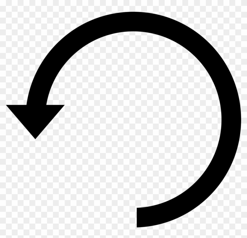 Counterclockwise Rotating Circular Arrow Symbol Comments - Circle Arrow No Background #821068
