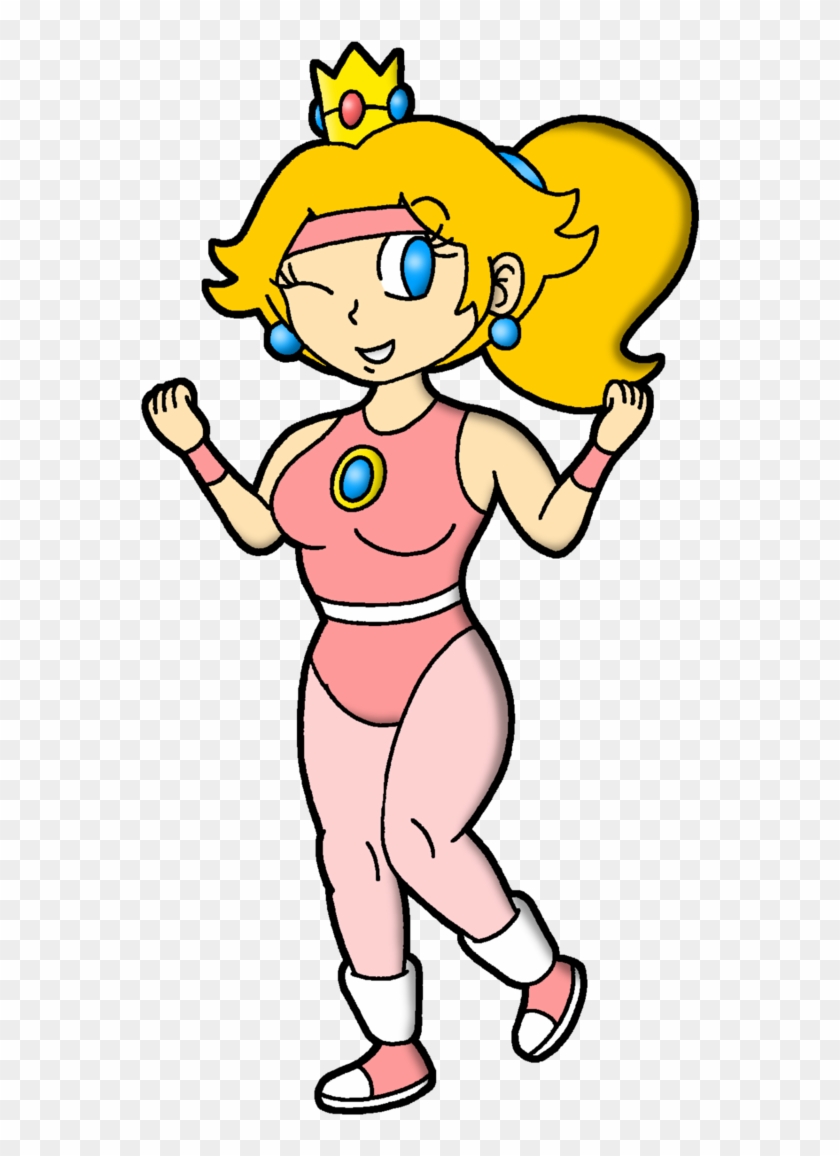 Aerobics Peach By Polishedbrain - Princesa Peach Aerobic #821069