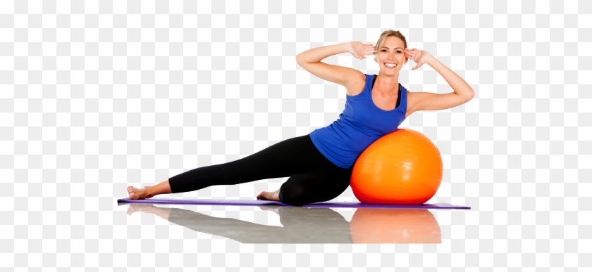 Aerobics Png Free Download - Pilates Woman Png #821107