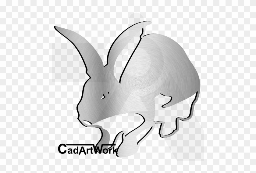 Rabbit Dxf Artwork - Domestic Rabbit #821174