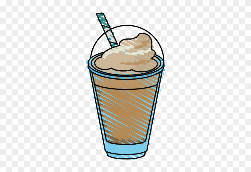 Milkshake Clipart Whipped Cream Png - Doodle Face Milkshake #821203