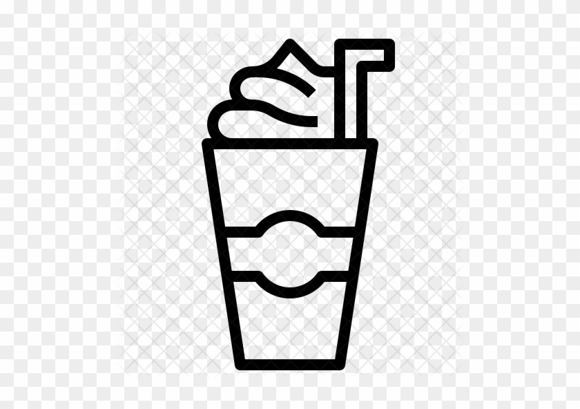 Ice Coffee Icon - Iced Coffee Icon Transparent Background #821229
