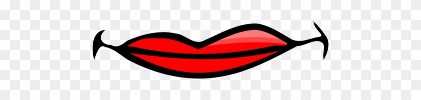 Lips Clipart Men's Lip - Lips Cartoon Png #821325