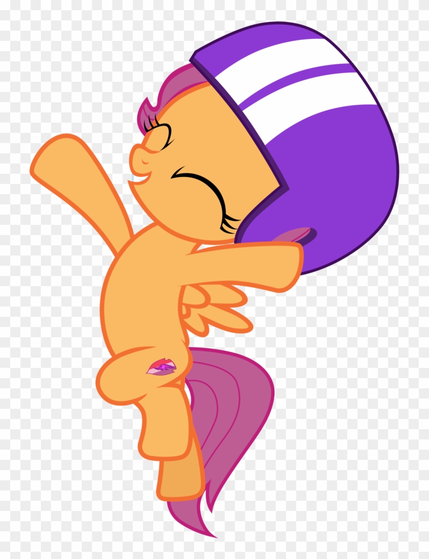 Scootaloo Jumping High Into The Air By Tardifice - Cutie Mark Crusaders #821341