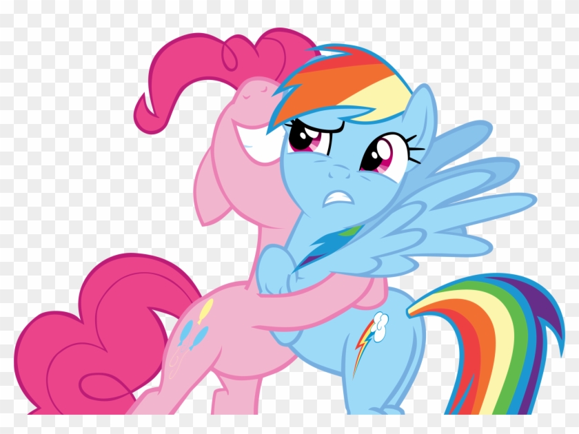 Fanmade Pinkie Pie Hugging Rainbow Dash By Snx11-d6ralw0 - Rainbow Dash #821365