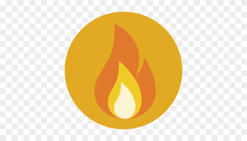 Burn Png Picture Png Images - Fire Circle Icon Png #821459