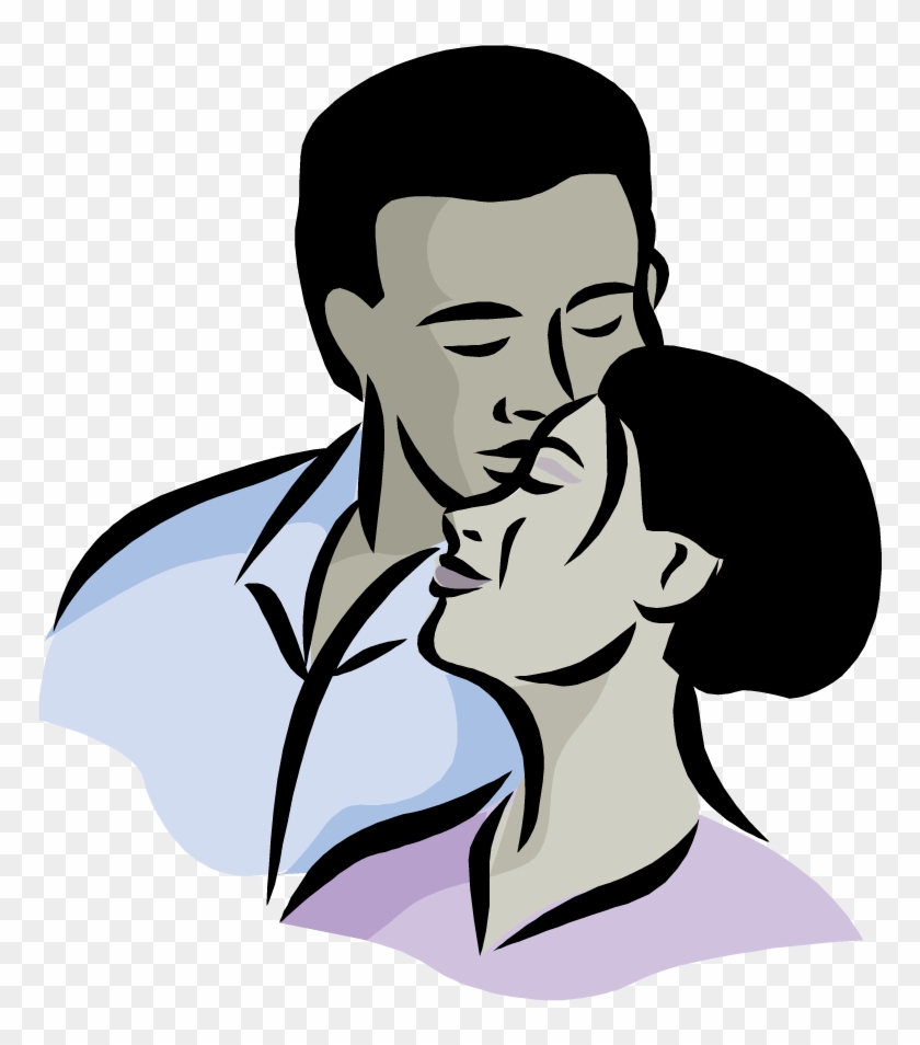 Woman Kiss Clip Art - Wife #821489