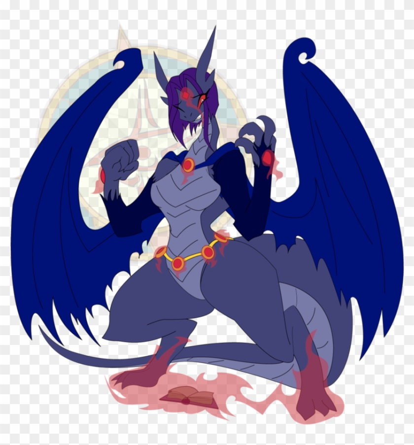 Raven's Dark Dragon Ascension By Dragon-fangx - Teen Titans Raven Demon #821544