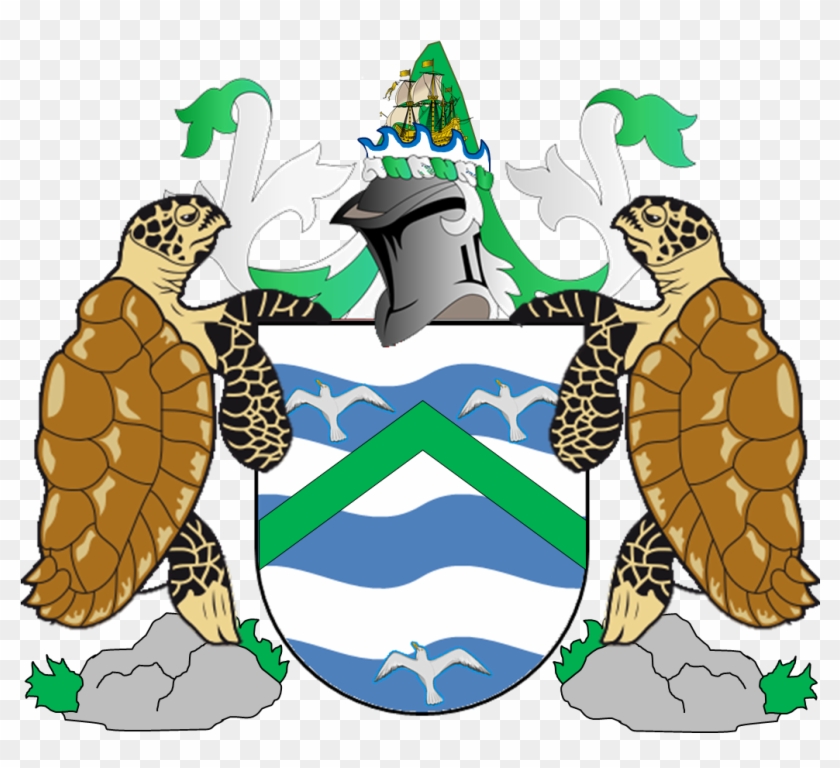Ascension Island Coat Of Arms - St Chad's College, Durham #821581