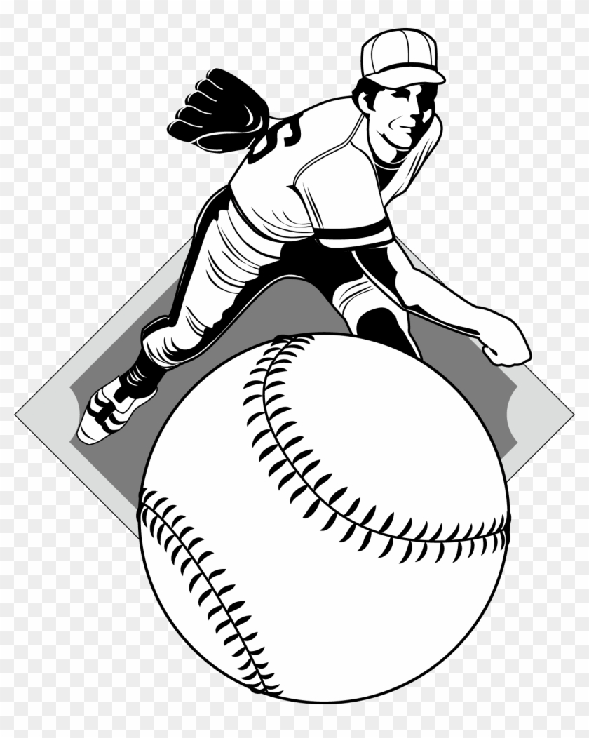 Pitcher Baseball Player Clip Art - Lucy Hammett Games Sports Bingo Game #821583
