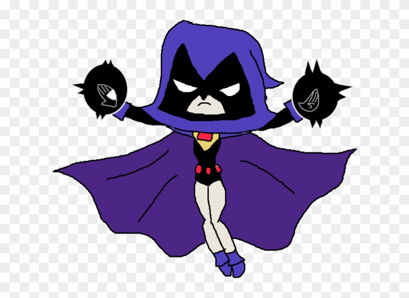 Raven From Teen Titans Go By Bubblecat14 - Teen Titans Go Raven Bird #821598