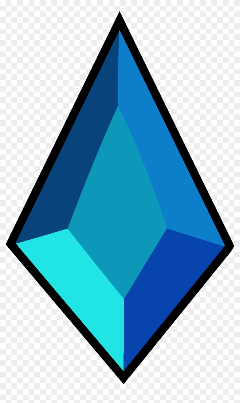 Blue Diamond's Gemstone Is Located On Her Chest, Featuring - Triangle #821632