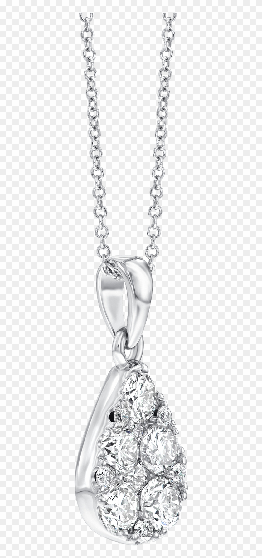 Drawn Diamonds Diamond Necklace - Fabrijoyas Warehouse No. 2 #821658