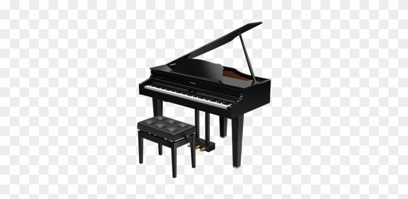 Roland Gp607 Digital Piano - Roland Gp607 Digital Grand Piano, Polished Ebony #821665