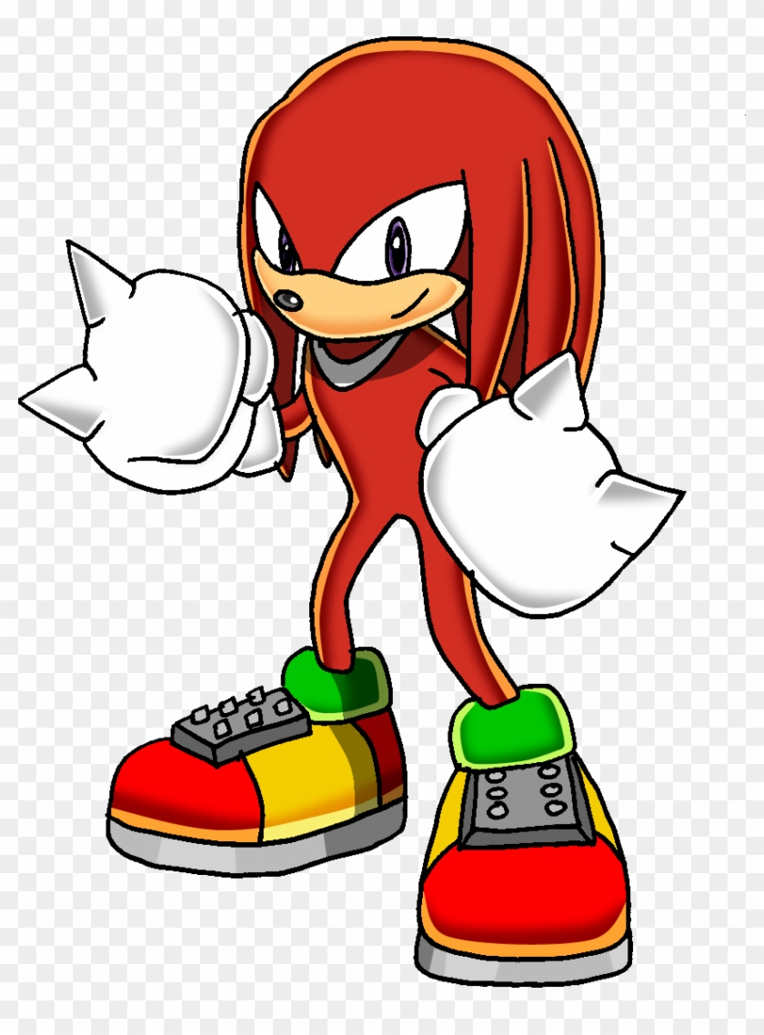 Echidna Clipart Transparent - Knuckles The Hedgehog Drawings #821686